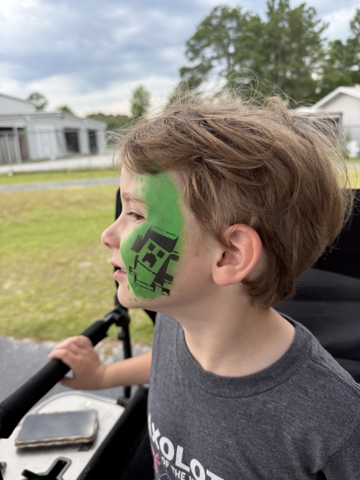 Face painting created by Once Upon a Face
